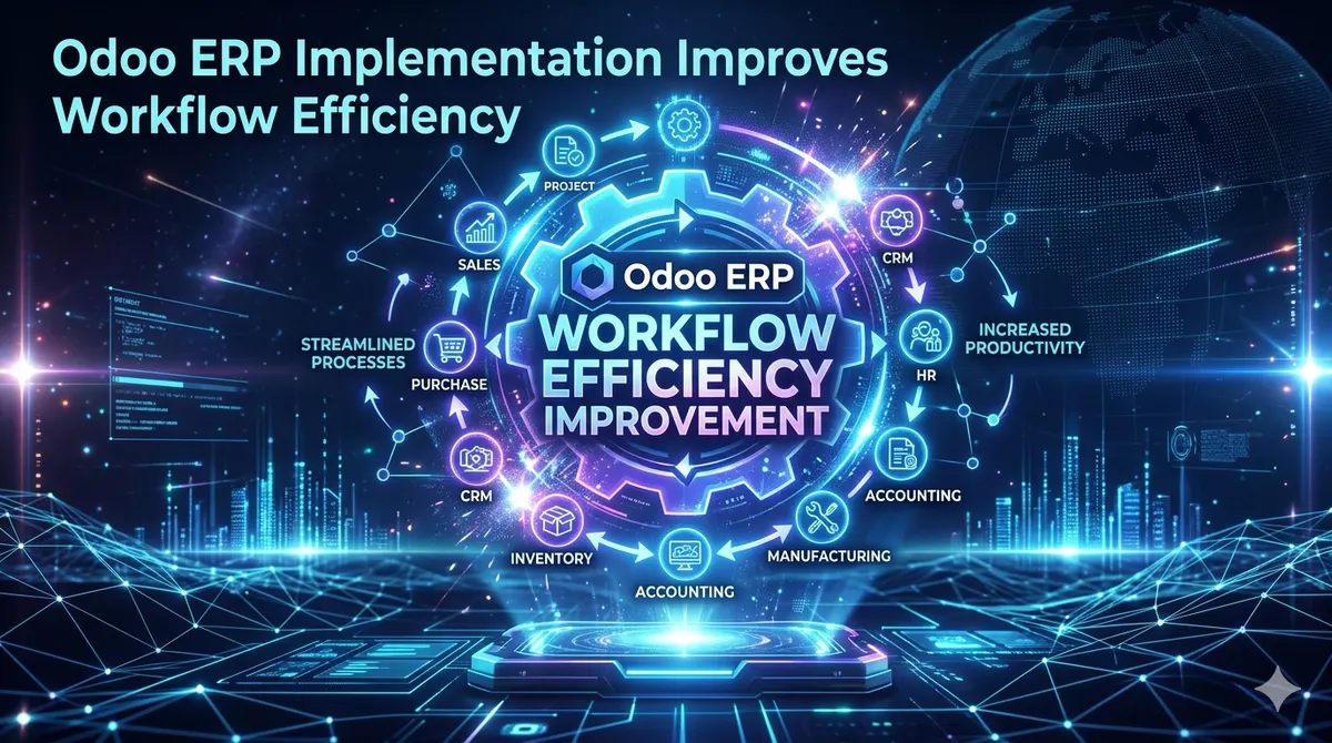 Odoo ERP Implementation Improves Workflow Efficiency