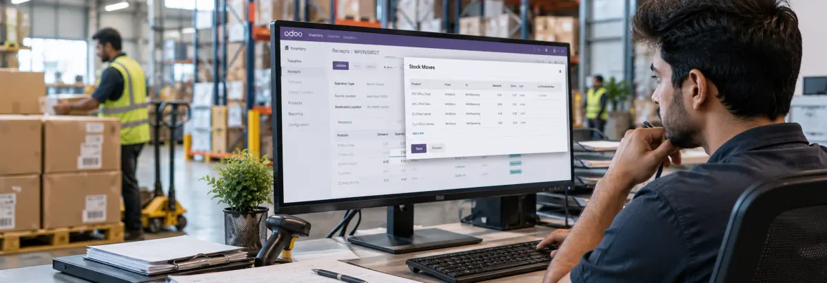 Why Does Odoo 19 Keep Opening the Stock Moves Popup When Editing Quantities?