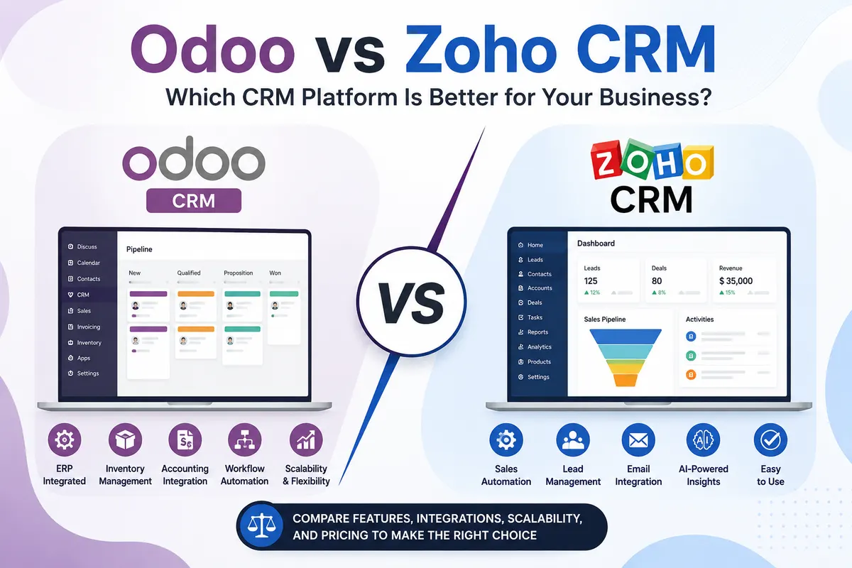 Odoo vs Zoho CRM