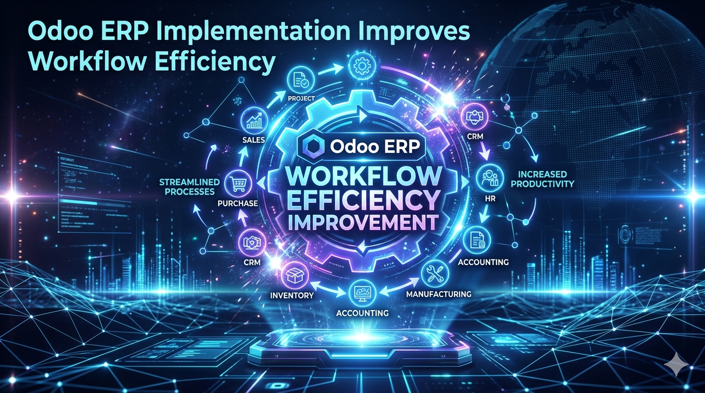 Odoo ERP Implementation Improves Workflow Efficiency