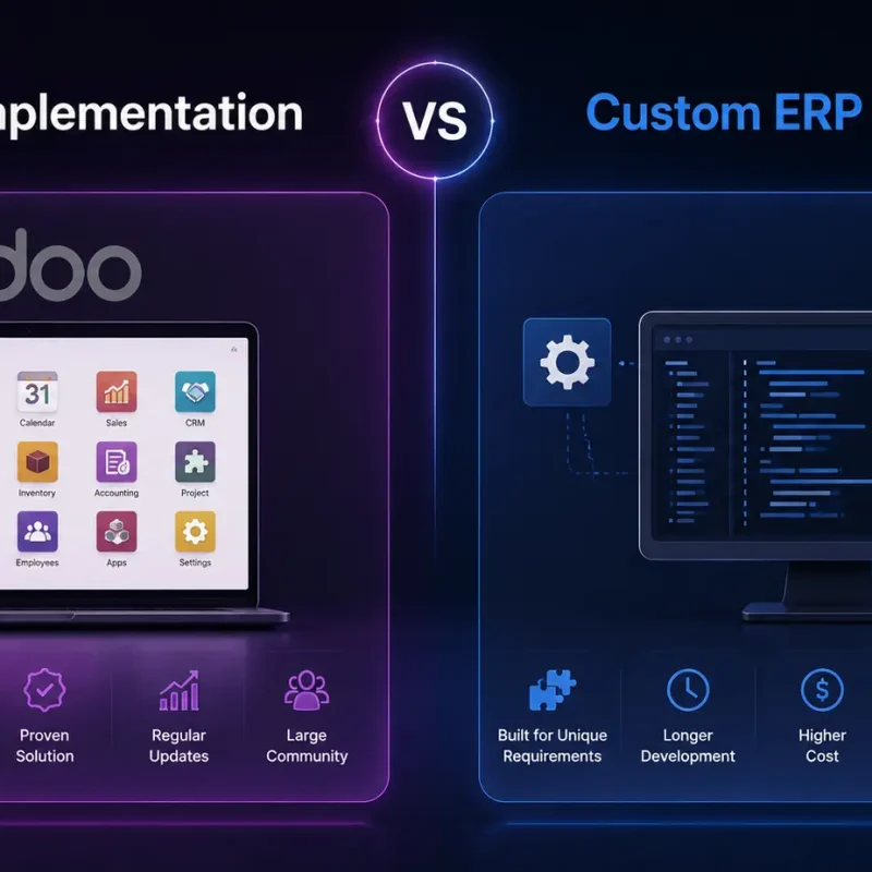 Odoo ERP Implementation vs Custom ERP Development