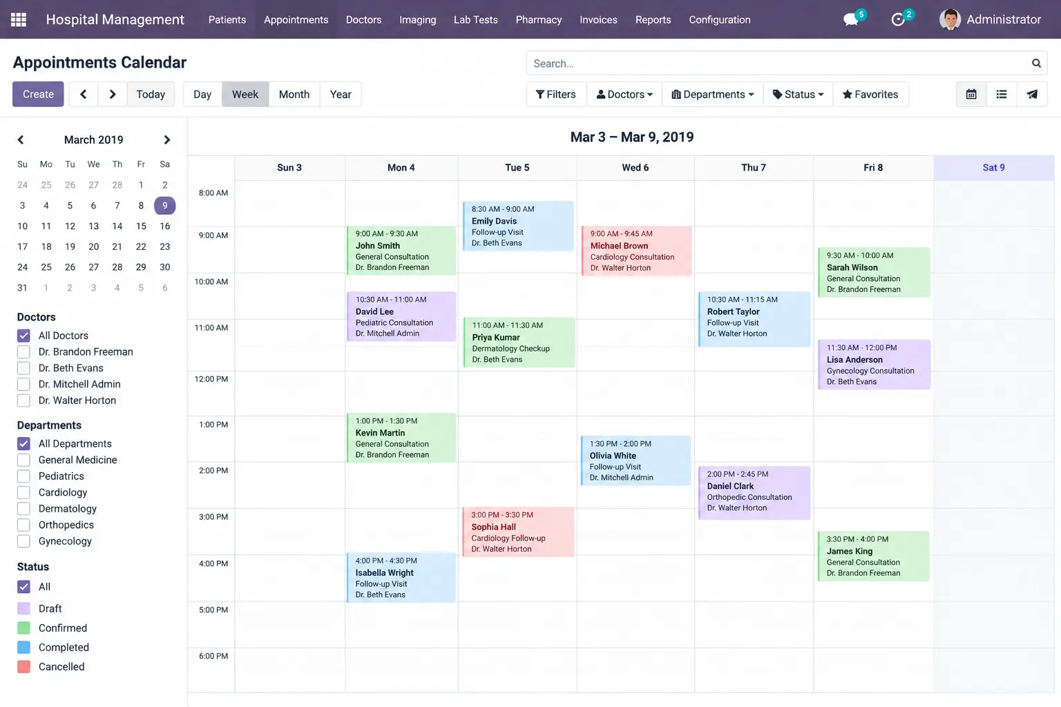 Appointments-Calendar
