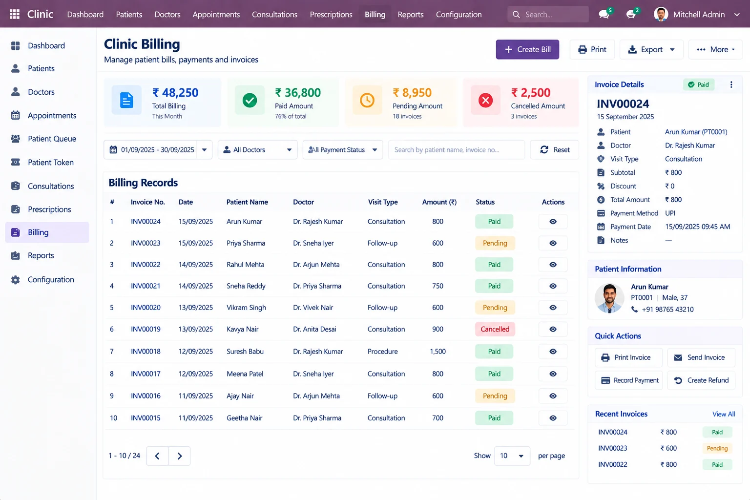 Clinic-Billing
