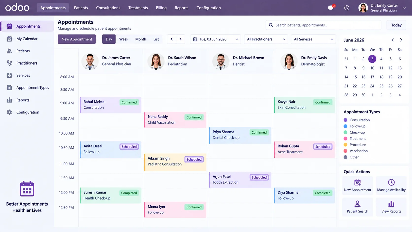 Odoo-Appointment-Management