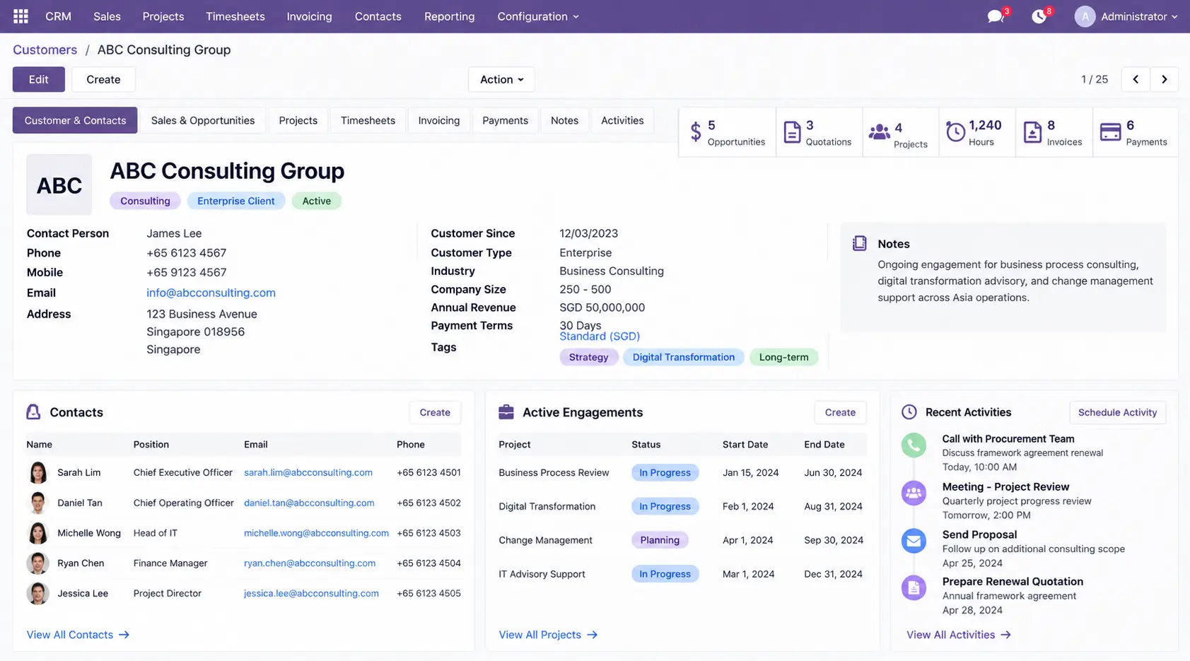 Odoo-Client-Contact-Management