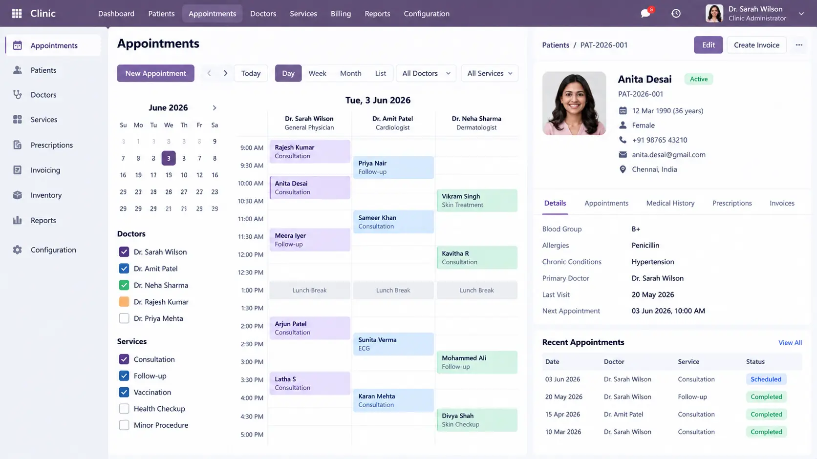 Odoo-Clinic-Management-System