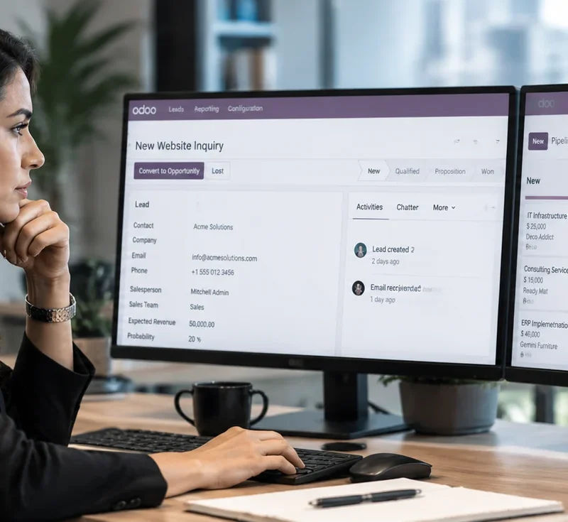 Odoo-Lead-Converting-Opportunity