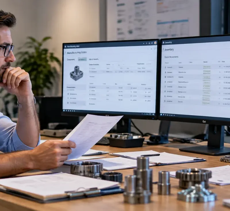 Odoo-Manufacturing-Accounting-Problems