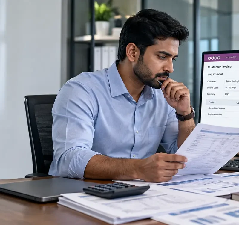 The foreign-currency amount is correct, but Odoo is showing a company-currency value that does not match your expected accounting value. The same transaction can look correct in its original currency while producing an unexpected converted amount in Odoo. In other cases, the invoice is correct but the difference appears when the payment is recorded or the transaction is reconciled. The problem is not necessarily the exchange rate alone. The amount shown by Odoo can be affected by the transaction date, exchange rate applied to that date, currency conversion, rounding, payment timing, reconciliation, and the resulting accounting entry. That makes the real question more important than simply asking “Why is Odoo showing the wrong amount?” Where did the currency value first diverge from the amount your business expected? If that point is not identified, manually changing an accounting entry may correct one transaction while leaving the underlying problem unchanged.