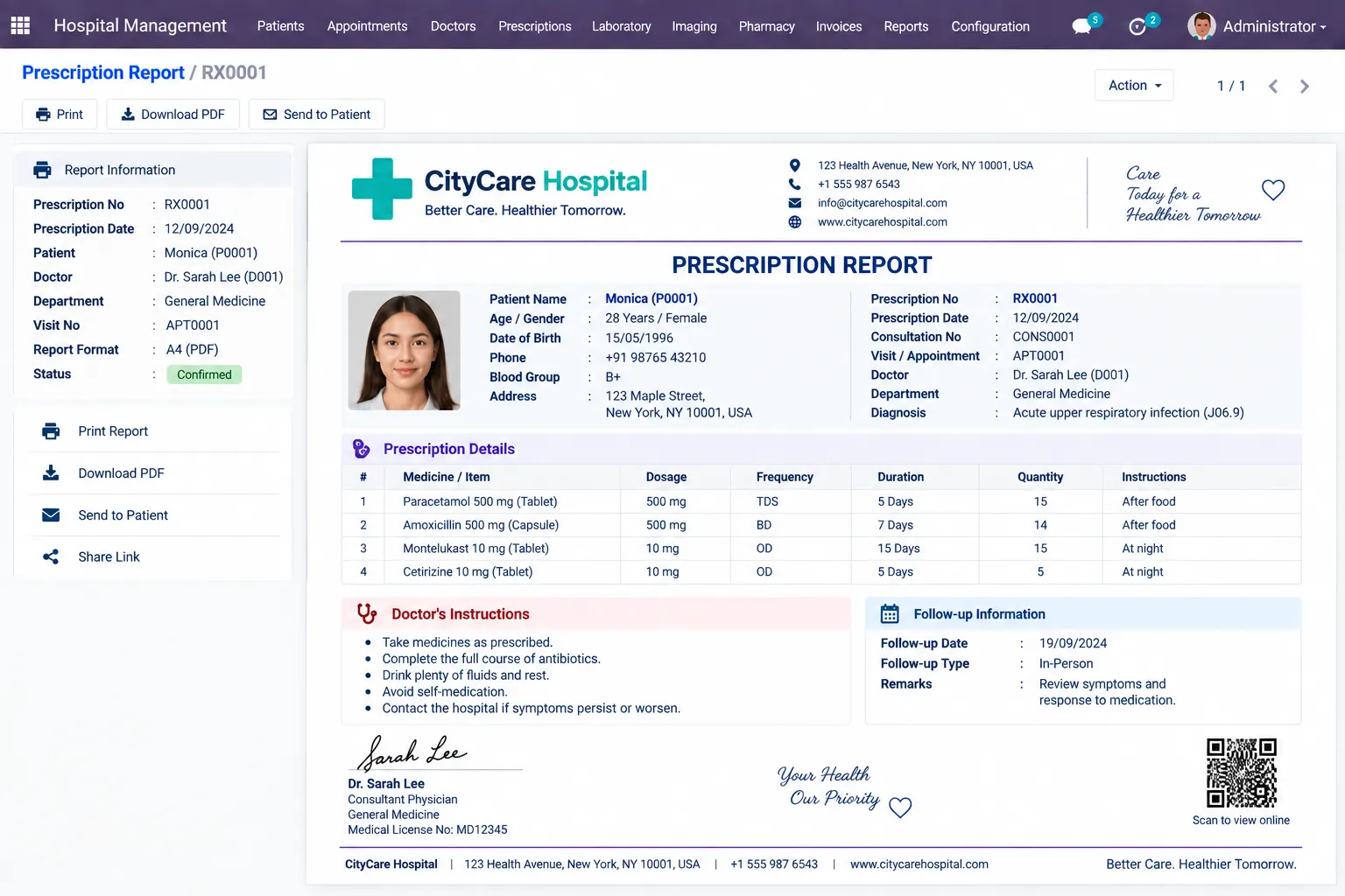 Prescription-Report