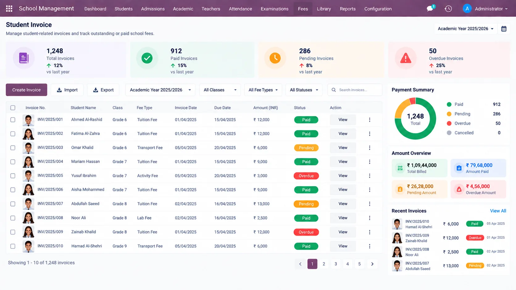 Student-Invoice