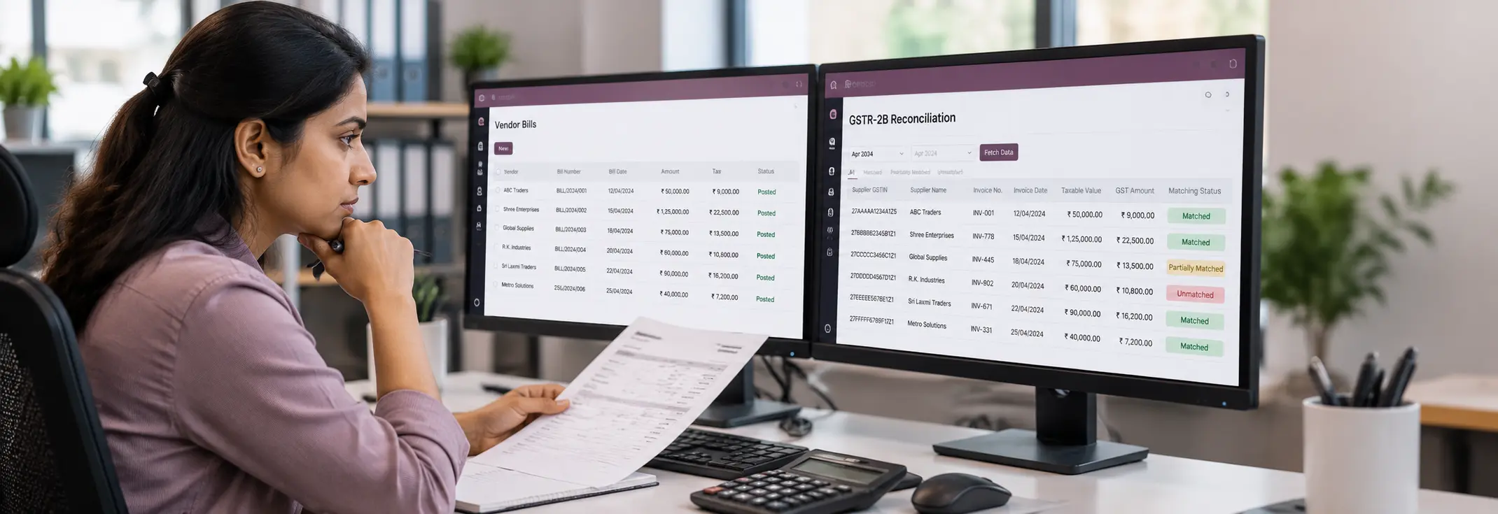 Why Does GSTR-2B Not Match Vendor Bills in Odoo 19?