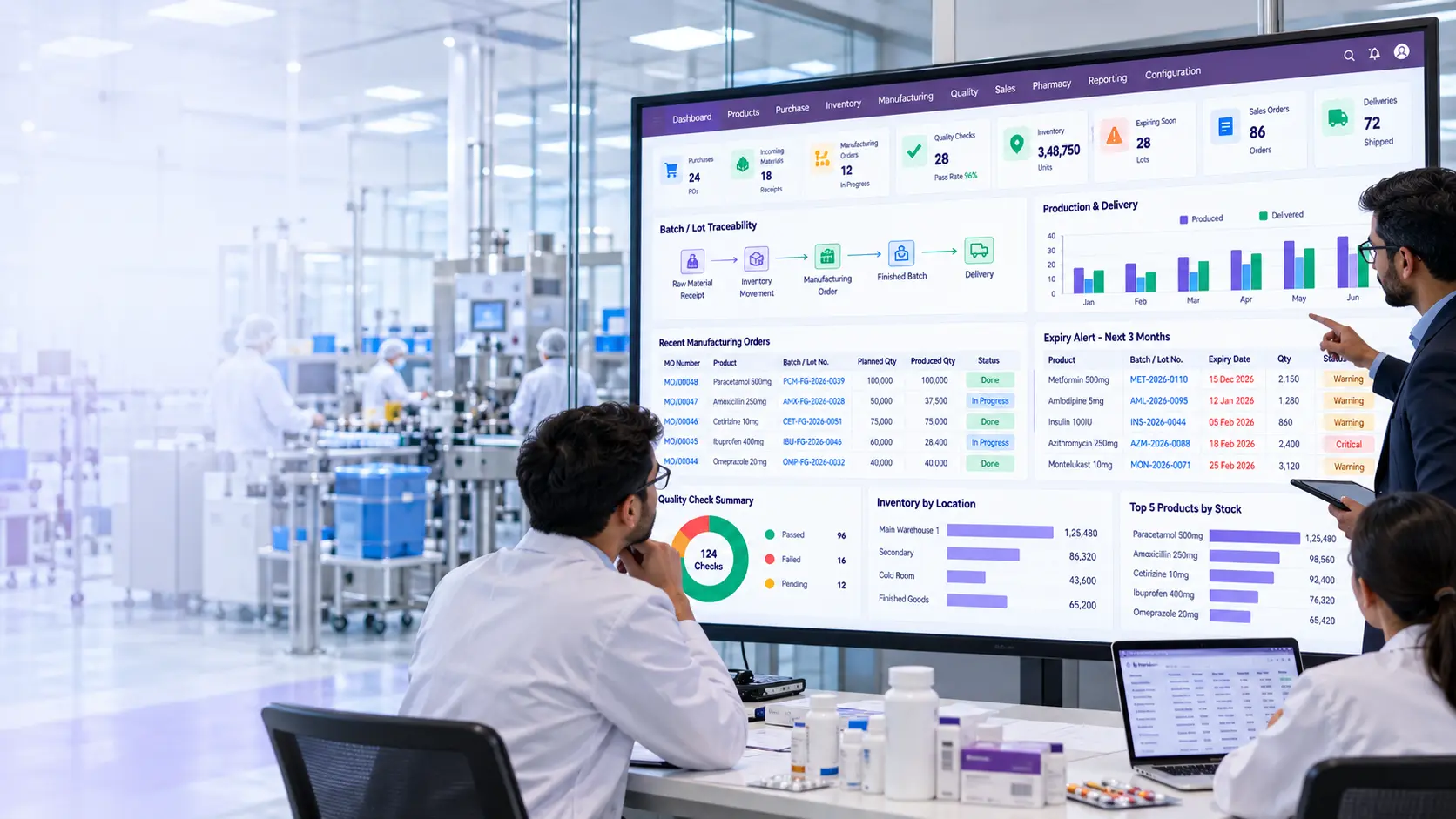 Odoo-Pharmaceutical-Management-System